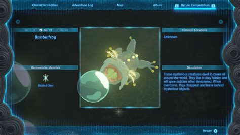 Zelda: Tears of the Kingdom Bubbul Gems: List of All Rewards .